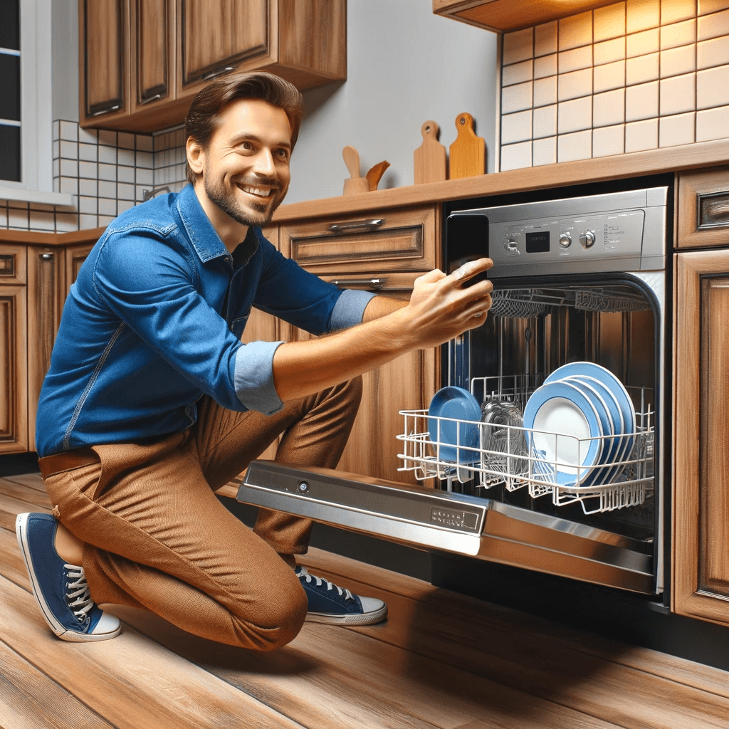 Man Chilll dishwasher
