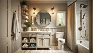 modern small bathroom